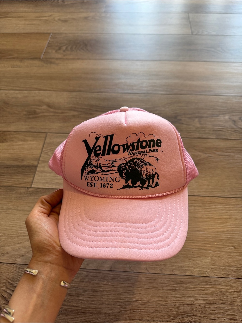 Kids Pink Trucker Hat - National Park